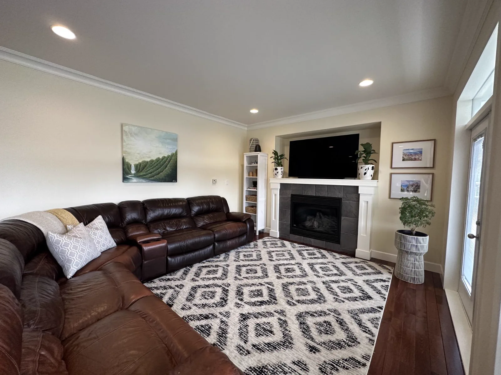 Living room — after