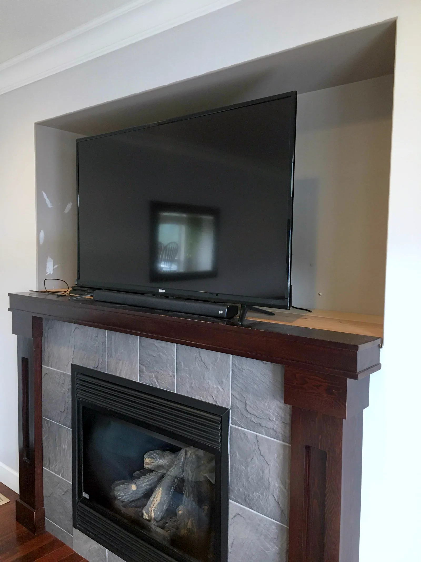 Living room — before