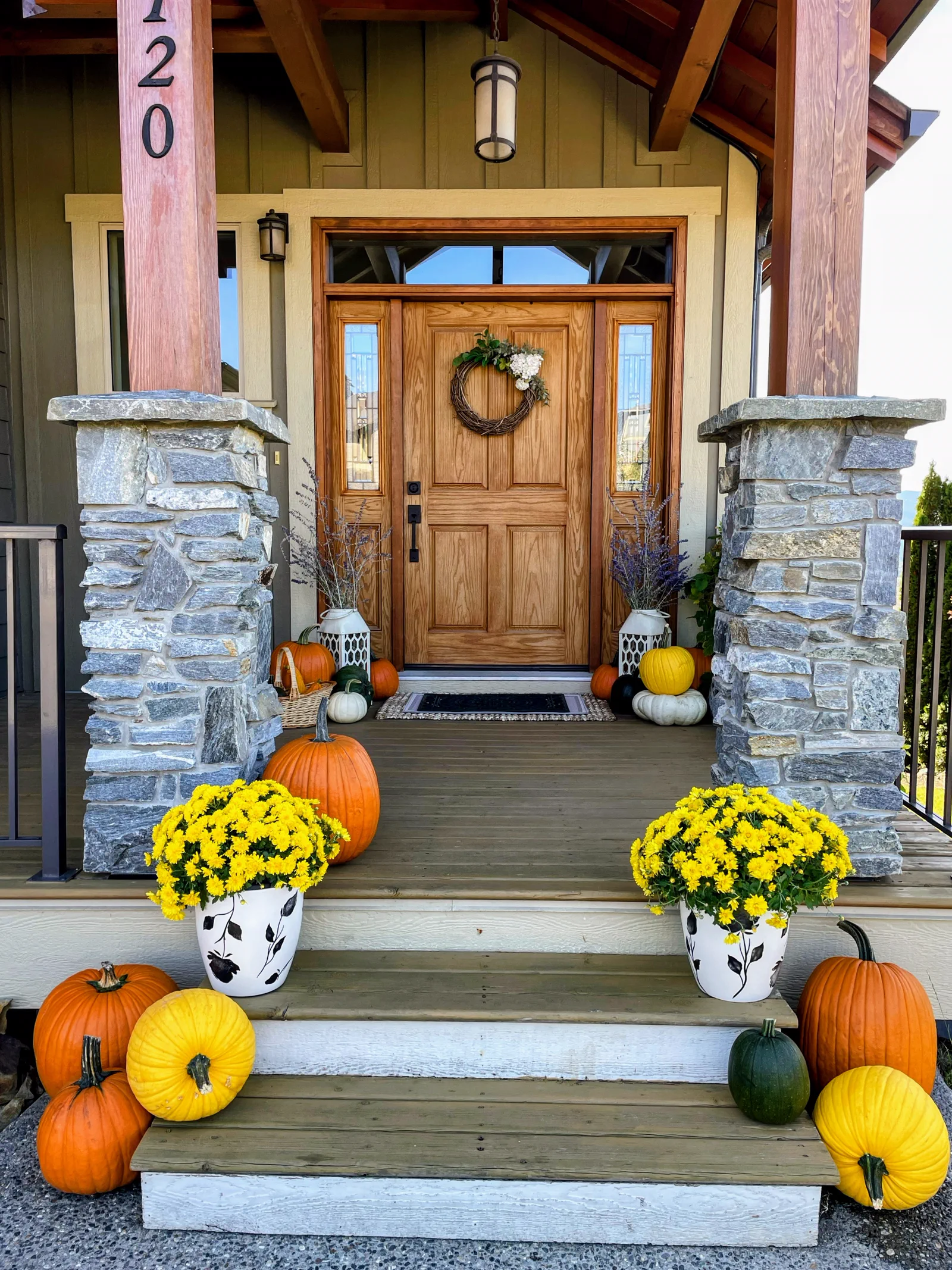 Porch Pumpkins styling, step 7 of 11